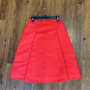 Kate Spade Structured A Line Midi Skirt